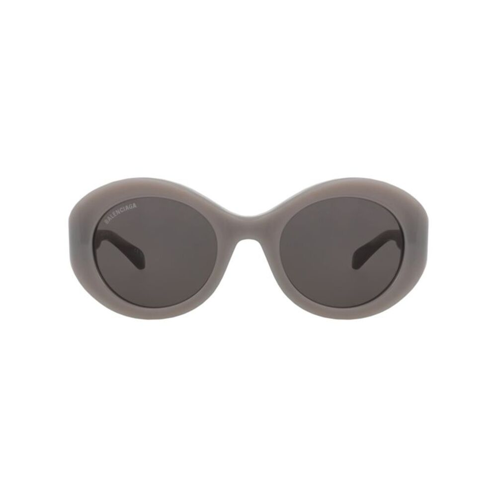 Balenciaga Round-Frame Acetate Sunglasses Grey Womens